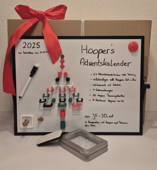Adventskalender Hoopers 3D mit Trainingskarten